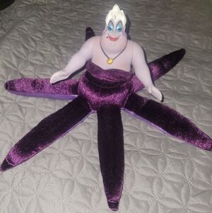 Disney Store Ursula Plush Doll 11"  Sea Witch